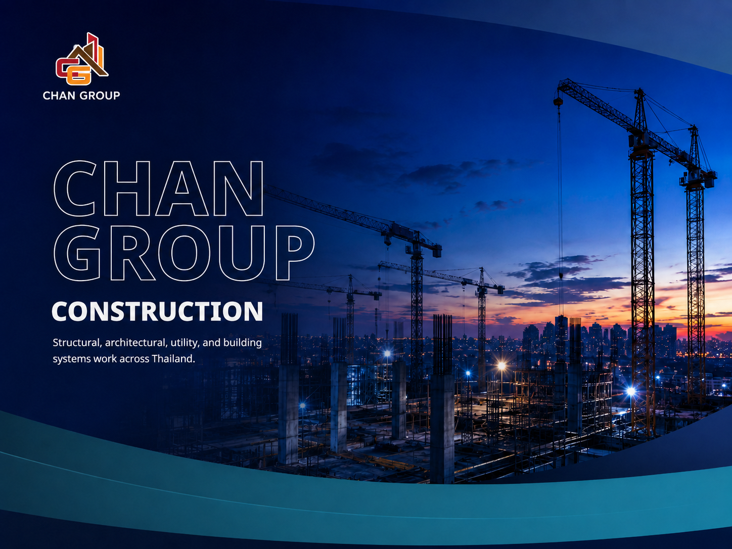 Chan Group crane construction project