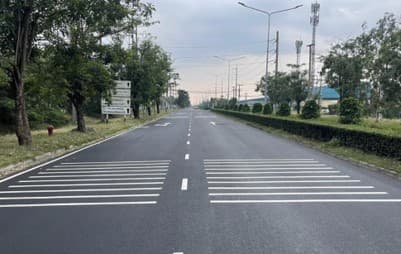 งานปรับปรุงถนนนิคมอุตสาหกรรมแหลมฉบัง